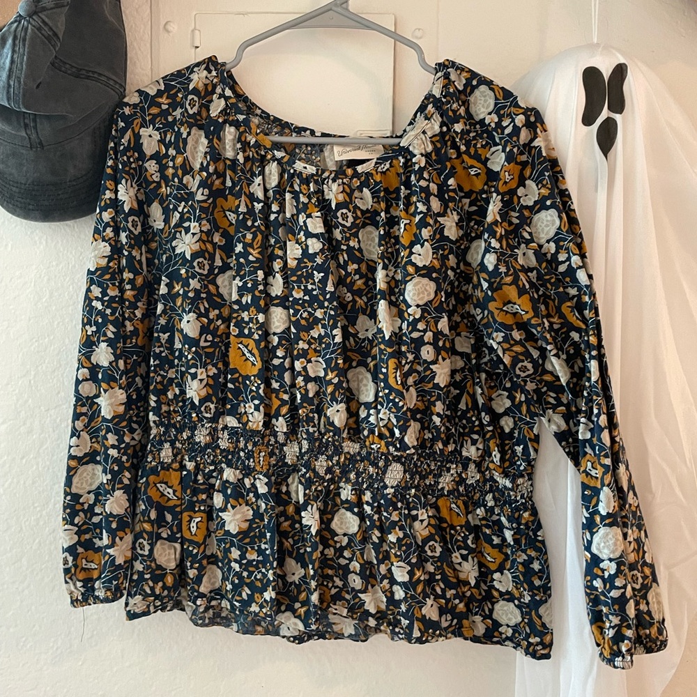 SOLD - Mrs. Blueberry Cropped Blouse